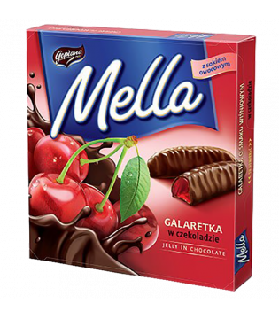 Goplana | Mella | Cherry Flavored Jelly | Chocolate Covered