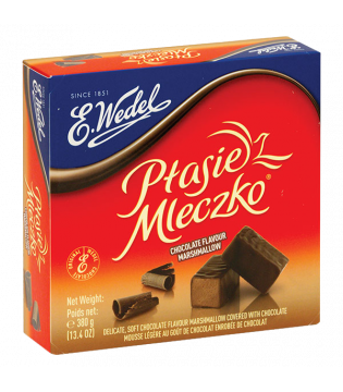 E. Wedel | Ptasie Mleczko | Chocolate Covered | Chocolate Marshmallow 