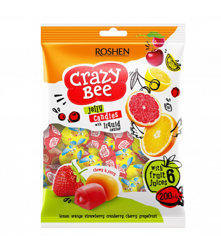 ROSHEN | JELLY CANDY | CRAZY BEEE | 200 G.