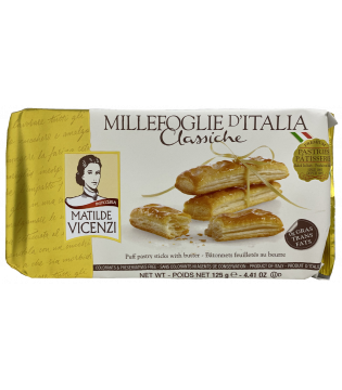 Millefoglie d’Italia | Glassate | Classic Puff Pastry Sticks | Mini Snack | Matilde Vicenzi | Kosher