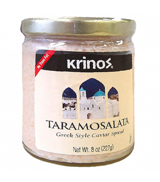 Taramosalata | Greek Style  | Caviar Spread | Krinos  | 8 Oz | Jar
