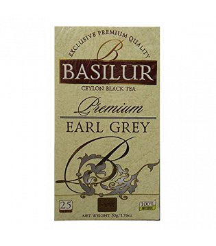 Basilur |Pure Ceylon  | Black Tea  | Earl Grey | Tea Bags