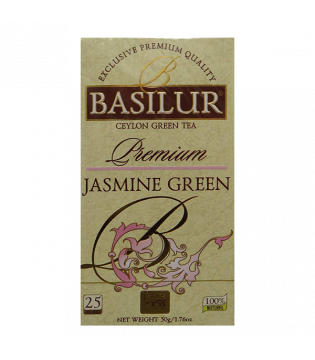 Basilur | Premium  |  Jasmine Green |  Ceylon | Green Tea | 25 tea bags